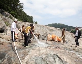 2012년 제2회 민관합동 갯바위 청소 행사